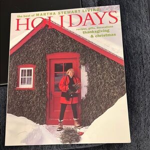 Martha Stewart Holidays Magazine - Red and Green Cover